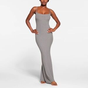 NWT Best Seller Heather Gray Skims Long Dress